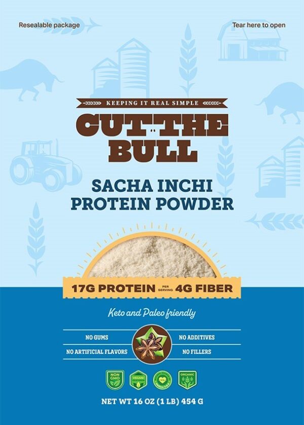 Cut the Bull Sacha Inchi Protein Package Front ...